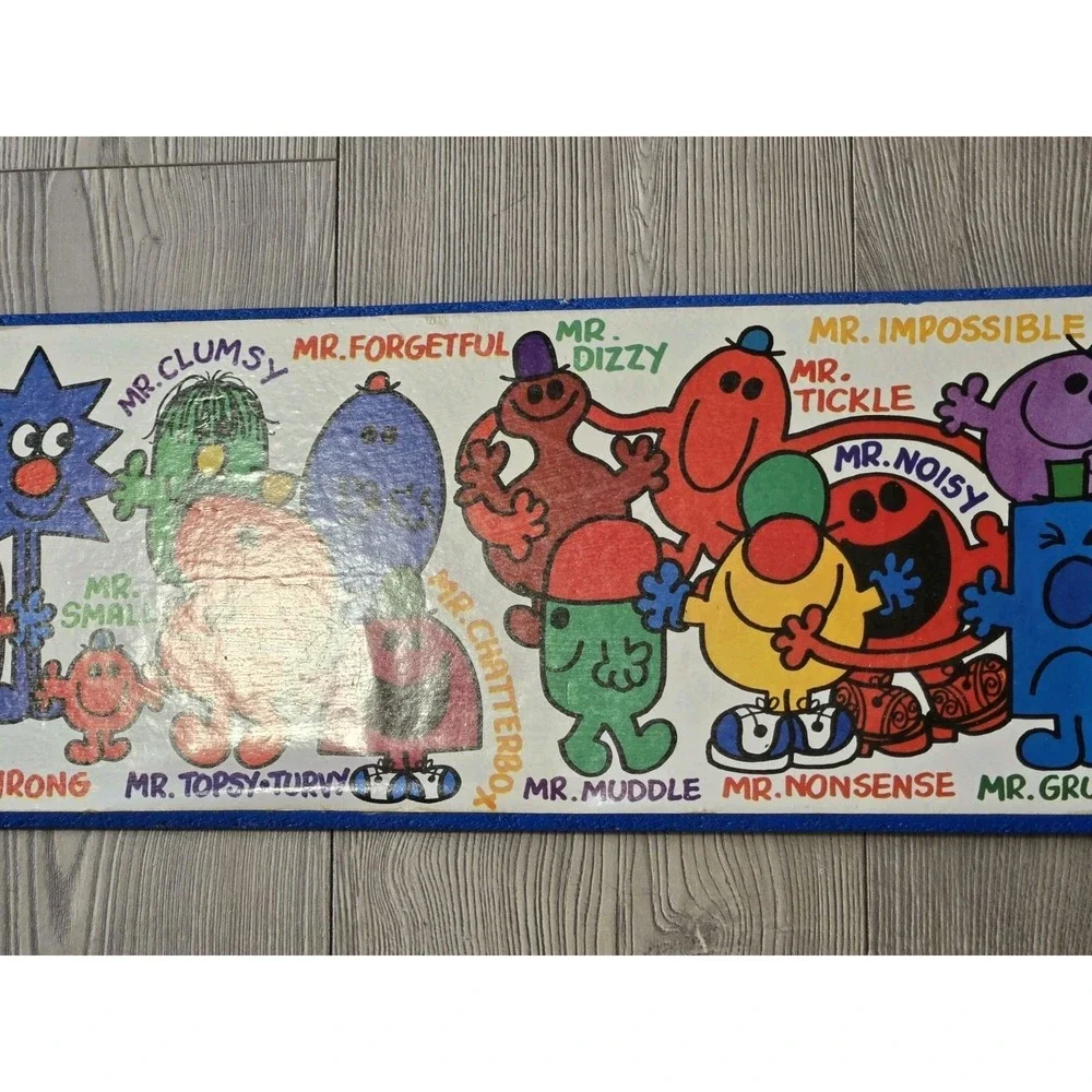 Mr. Men Wall Plaque Art Wooden 59